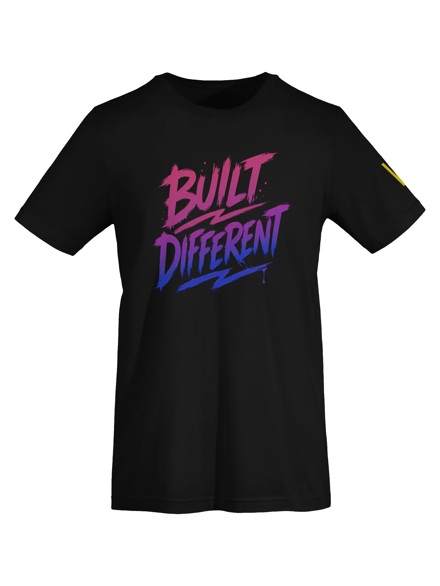 Built Different Gradient Performance Tee – Black Edition product image (5)