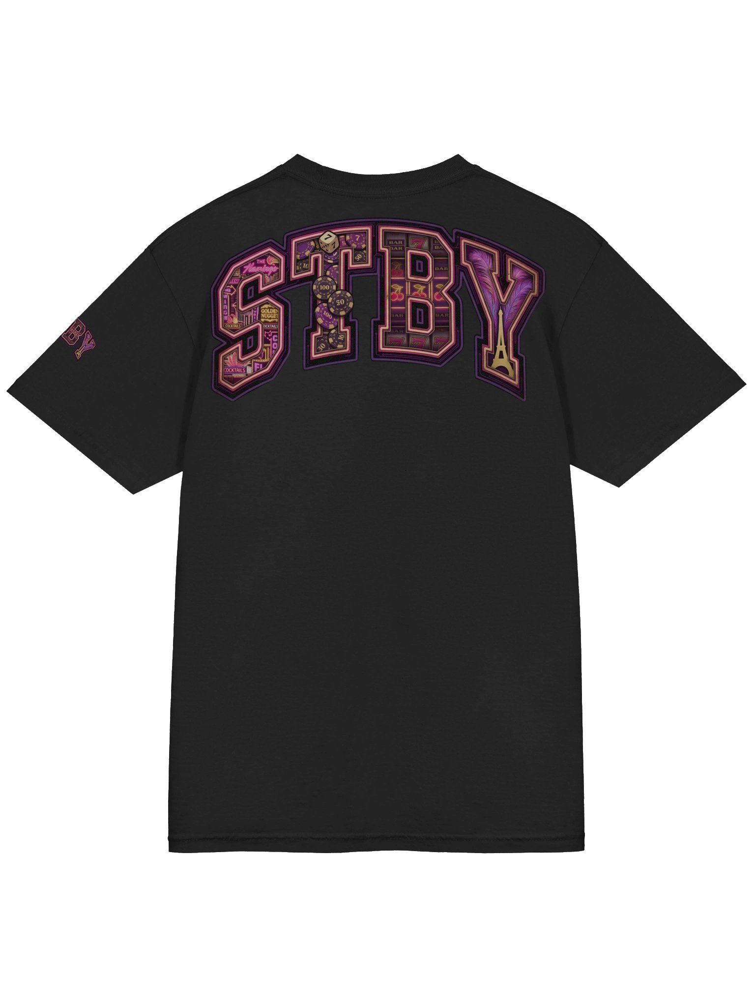 Casino Chic Stylized Letters T-Shirt product image (34)