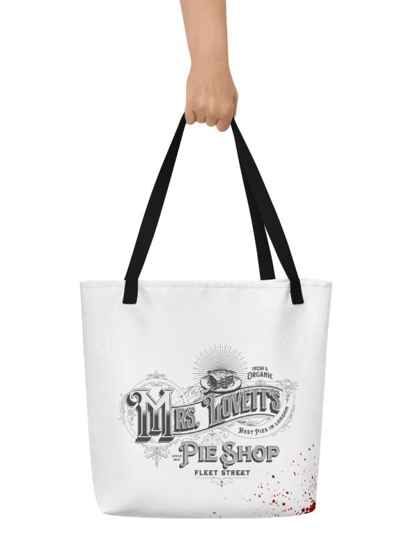 Mrs. Lovett’s Pie Shop Tote Bag – All-Over Print Carryall for Sweeney Todd & Broadway Enthusiasts product image (4)