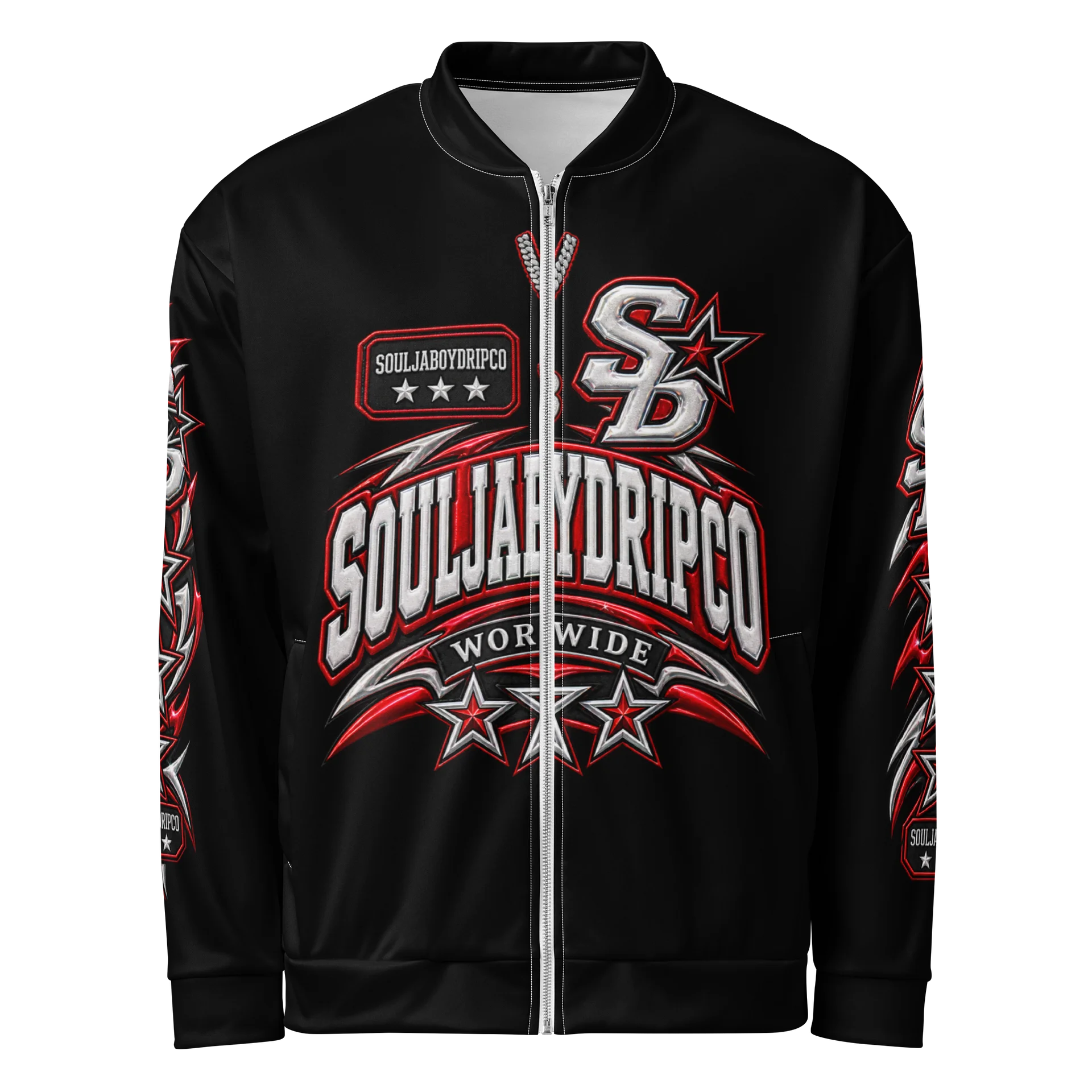 SouljaBoyDripCo Worldwide Chrome Bomber product image (1)