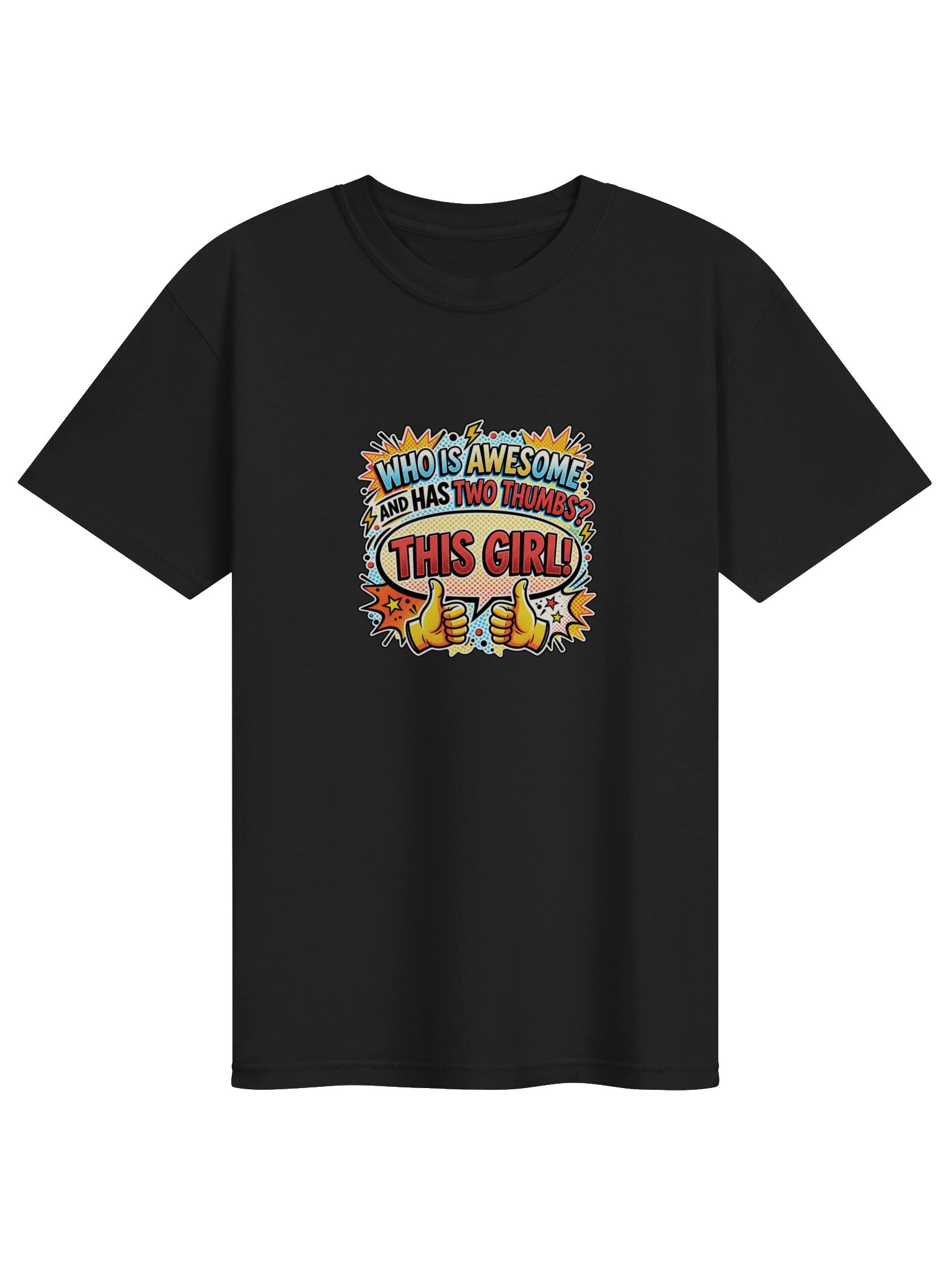 Two Thumbs This Girl - Pop Art T-Shirt product image (1)