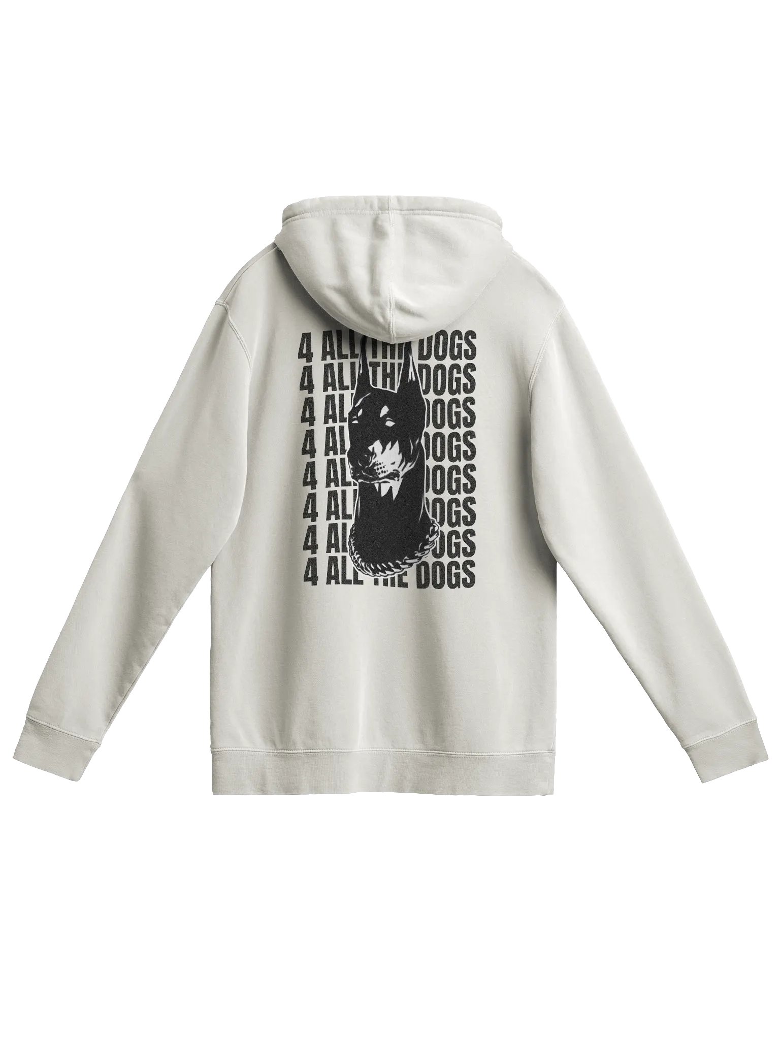 FOR ALL THE DOGS HOODIE WHITE product image (1)