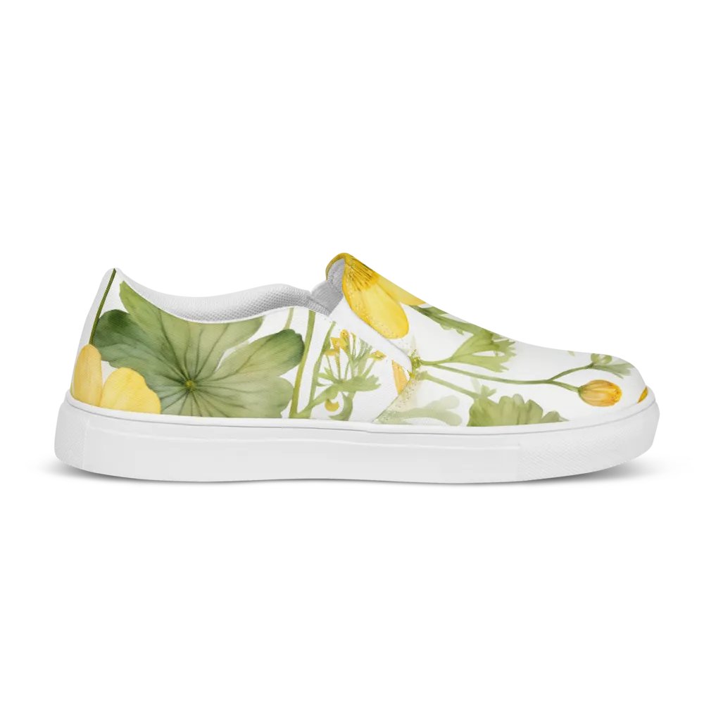 Buttercups in Bloom Slip-On Canvas Shoes product image (9)