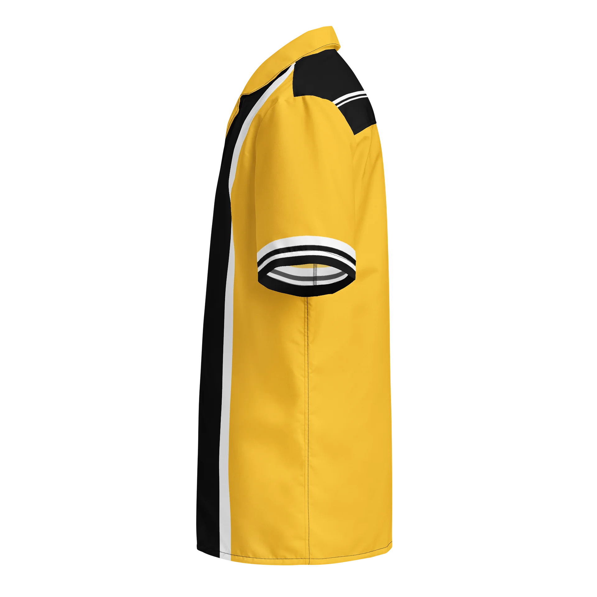 Yellow Kat Skull Bowling Shirt product image (3)