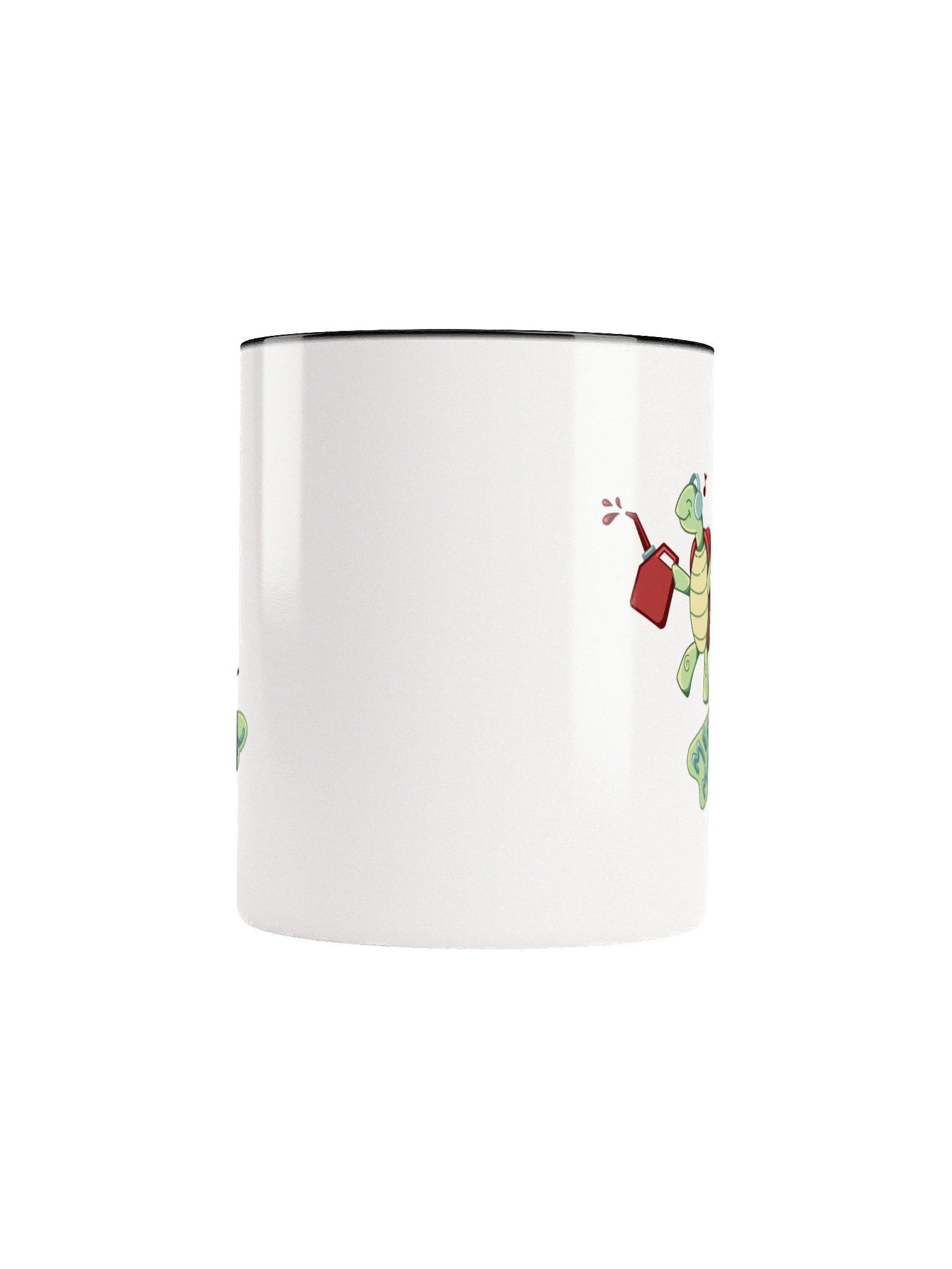 Exclusive Merely Mortal's Dancing Gas Station Turtle Coffee/Tea Mug with Color Inside product image (6)