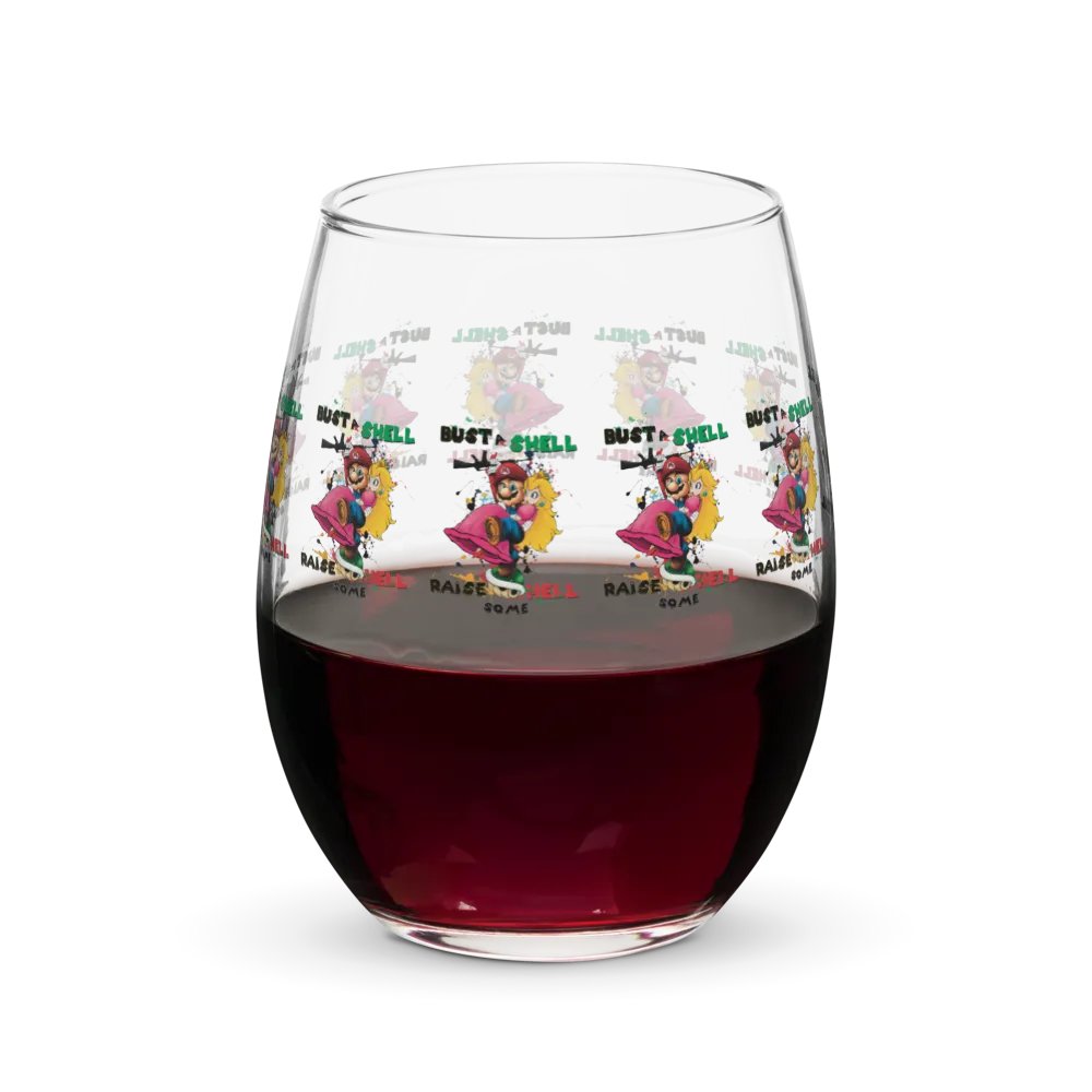 Bustin' Shells by StephyJ Stemless Wine Glass product image (8)