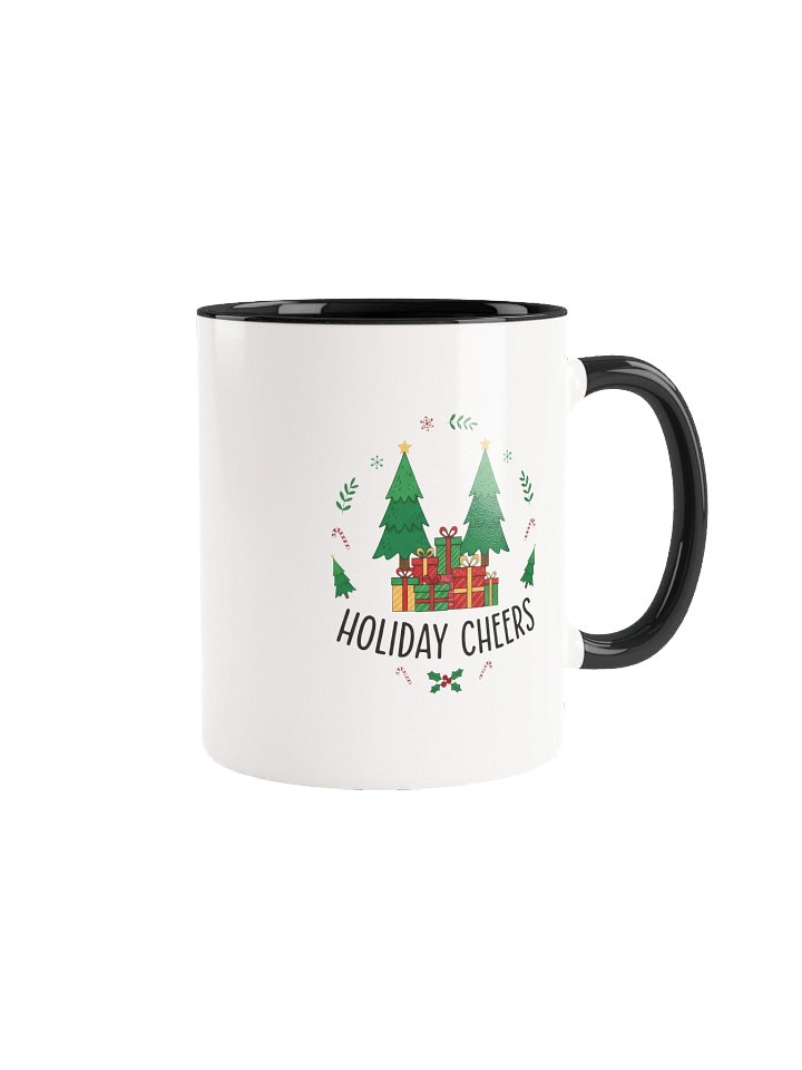 "Merry Christmas" Wishing Coffee Mug — Holiday Cocoa & Candy Cane Design product image (2)