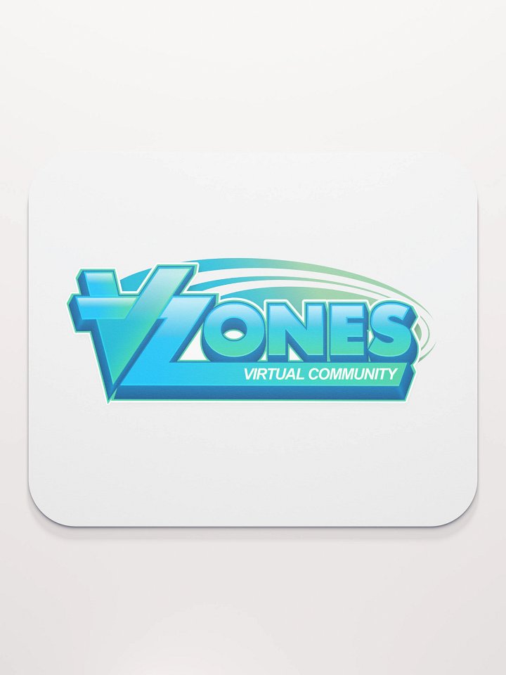 VZones Logo Mouse Mat - White product image (2)