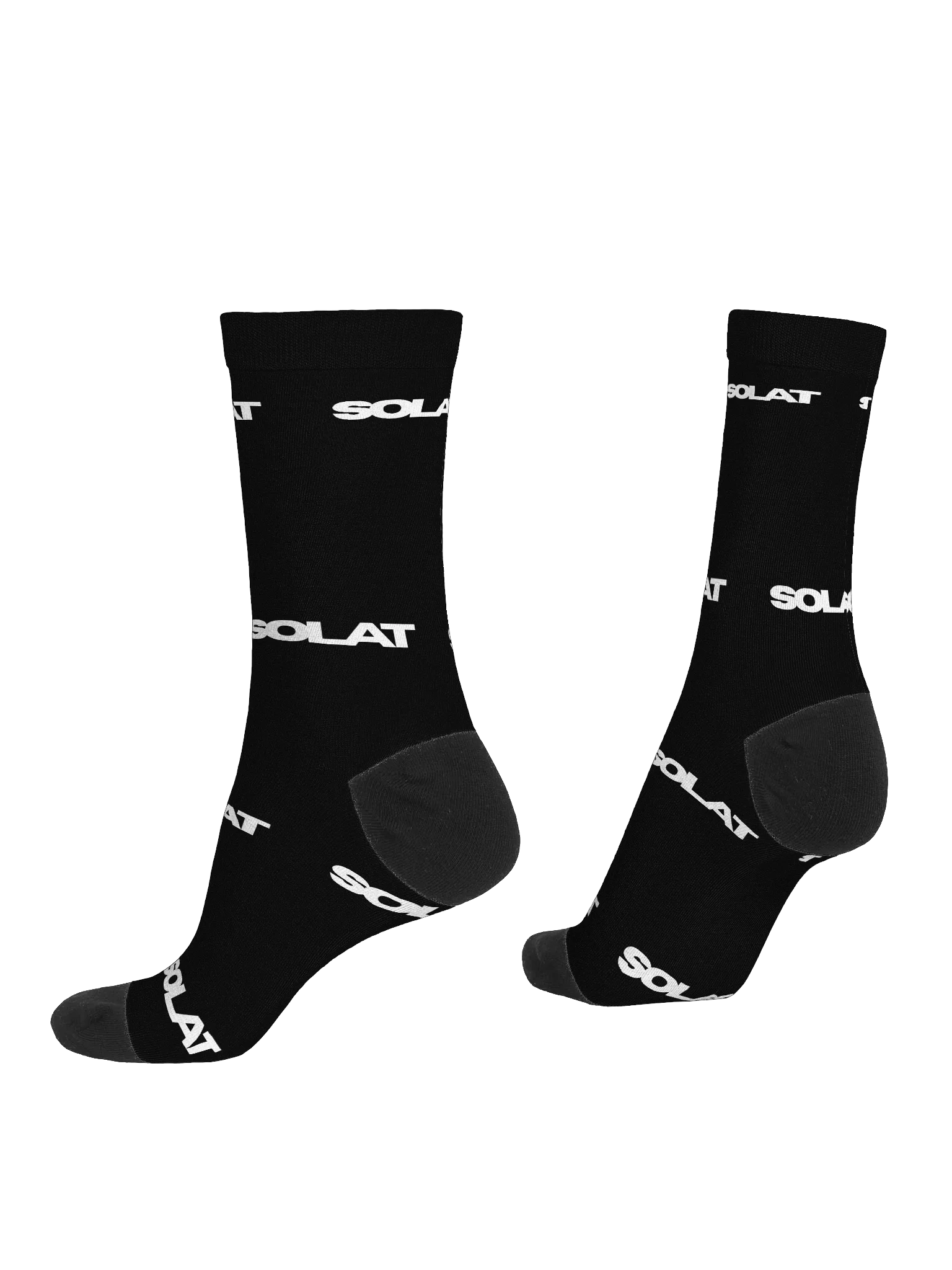 Stacked Logo Socks (black) product image (4)