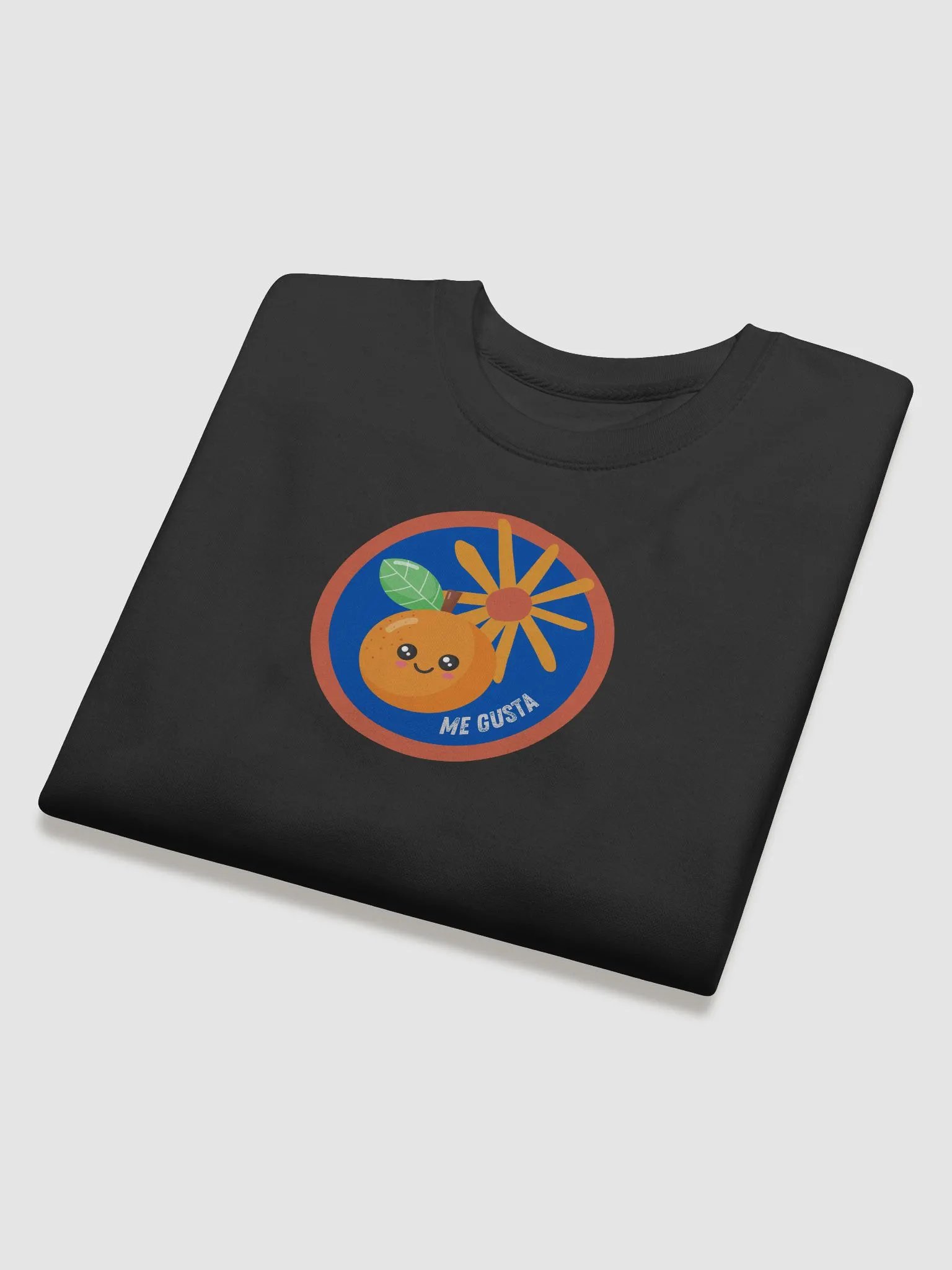 Me Gusta Orange Badge Sweatshirt product image (3)