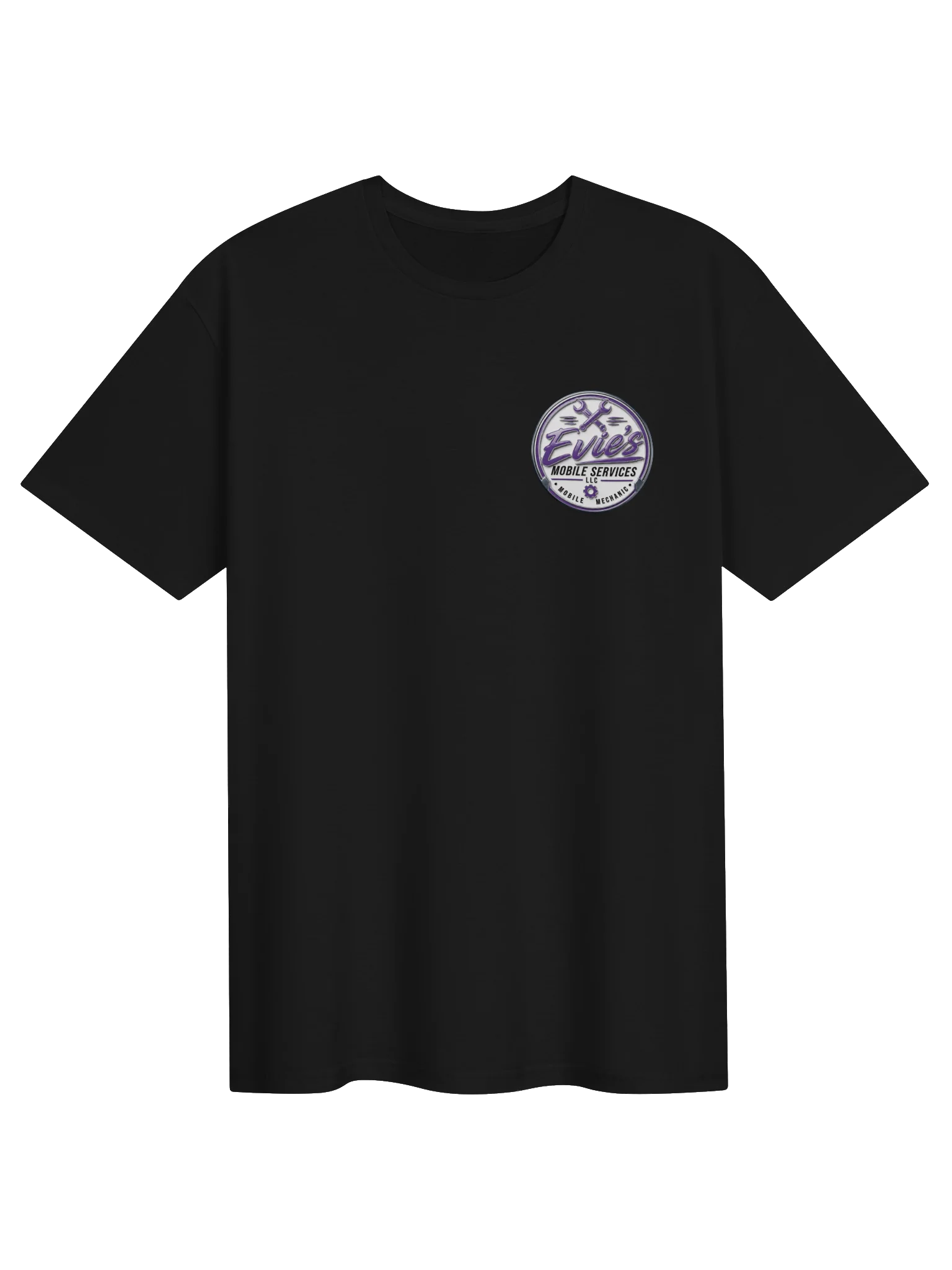 Evie’s Mobile Mechanic Logo Tee product image (1)