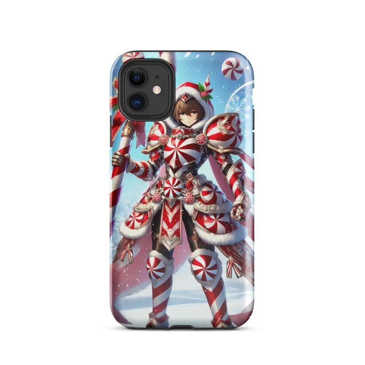 Peppermint Warrior iPhone Tough Case – Festive Defender product image (24)