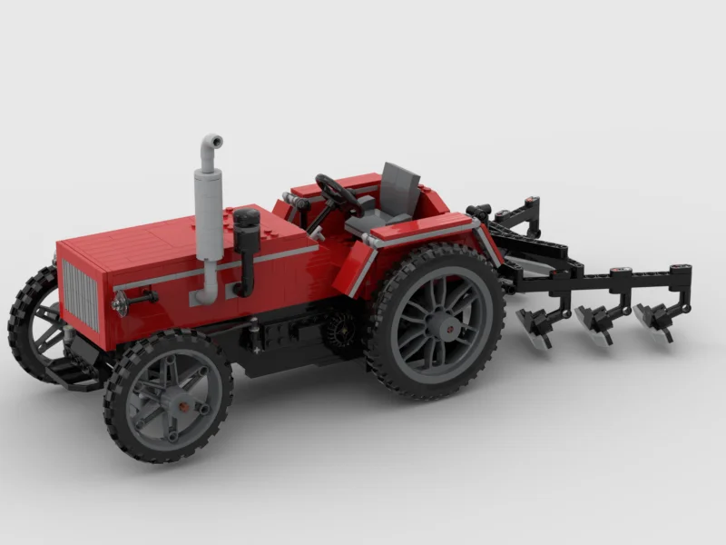 Plow for Working Tractor MOC Instructions product image (2)