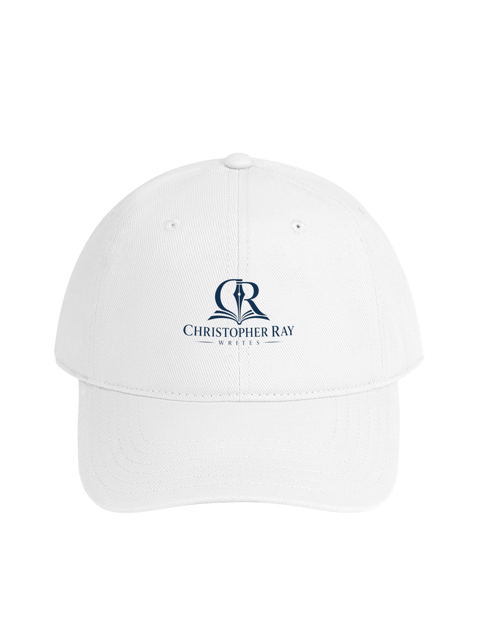 Full Navy Logo White Cap product image (1)