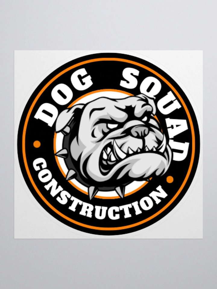 Dog Squad Construction Sticker product image (1)