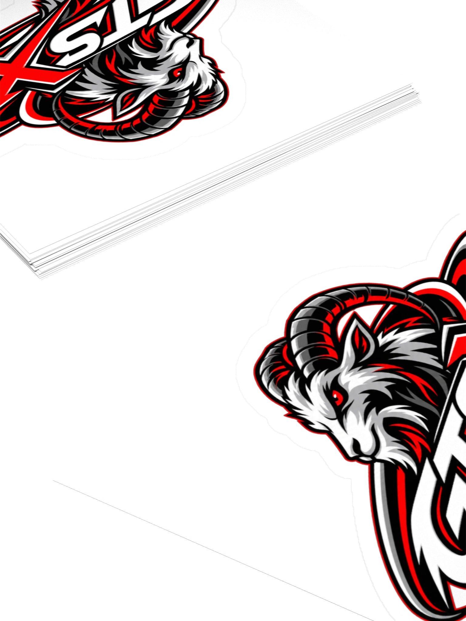 GTSX Goat Head Logo Kiss Cut Sticker product image (11)