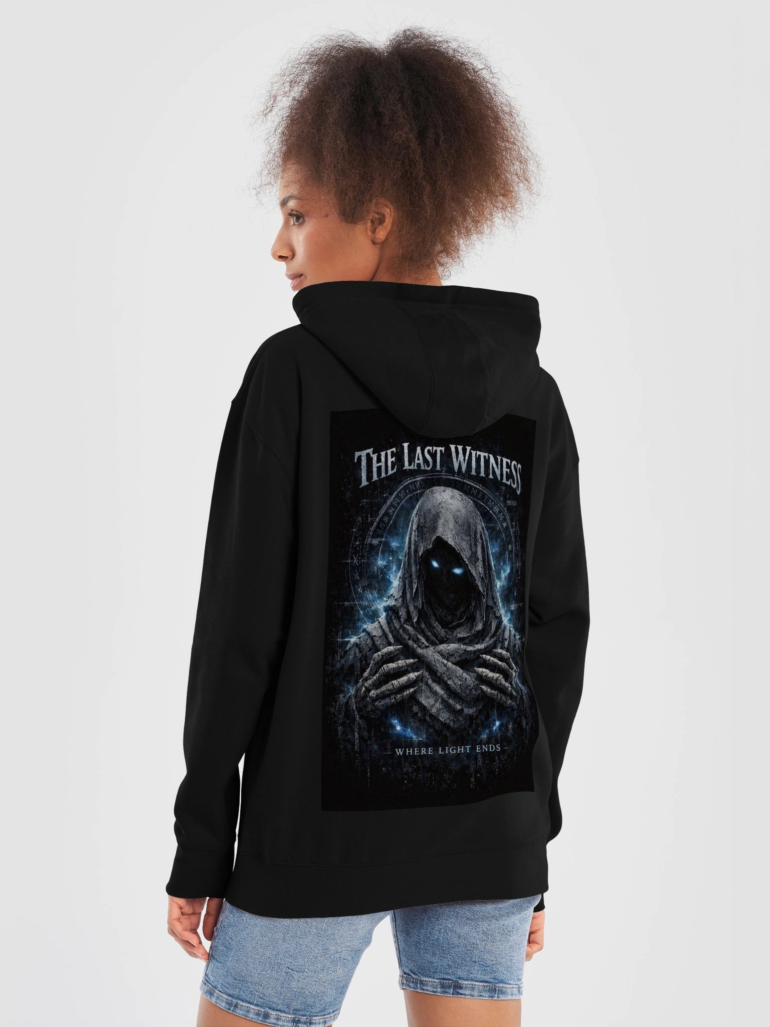 The Last Witness – Dark Occult Hooded Figure Design product image (2)