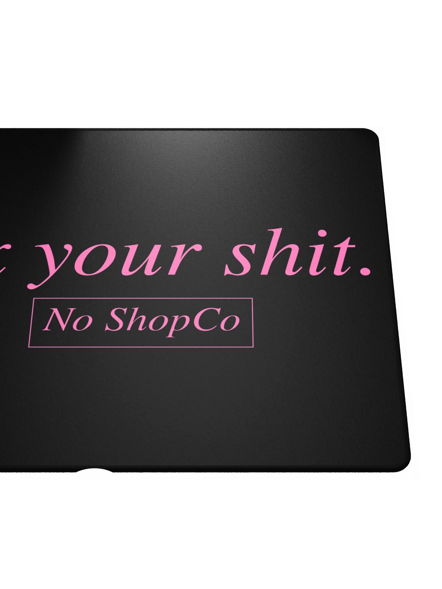 No ShopCo Gaming Mouse Pad - Pink on Black product image (5)