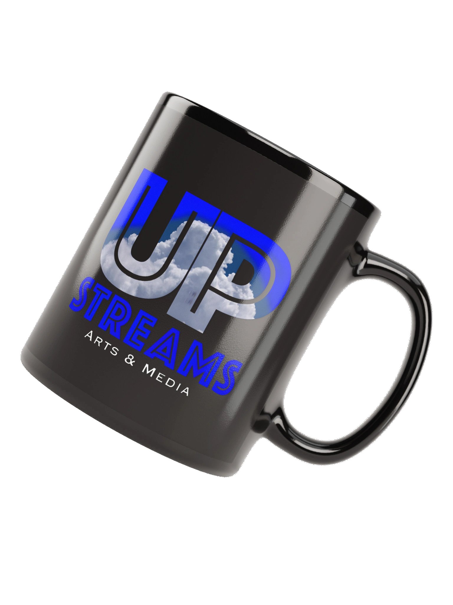 Upstreams Arts & Media Black Glossy Mug product image (11)