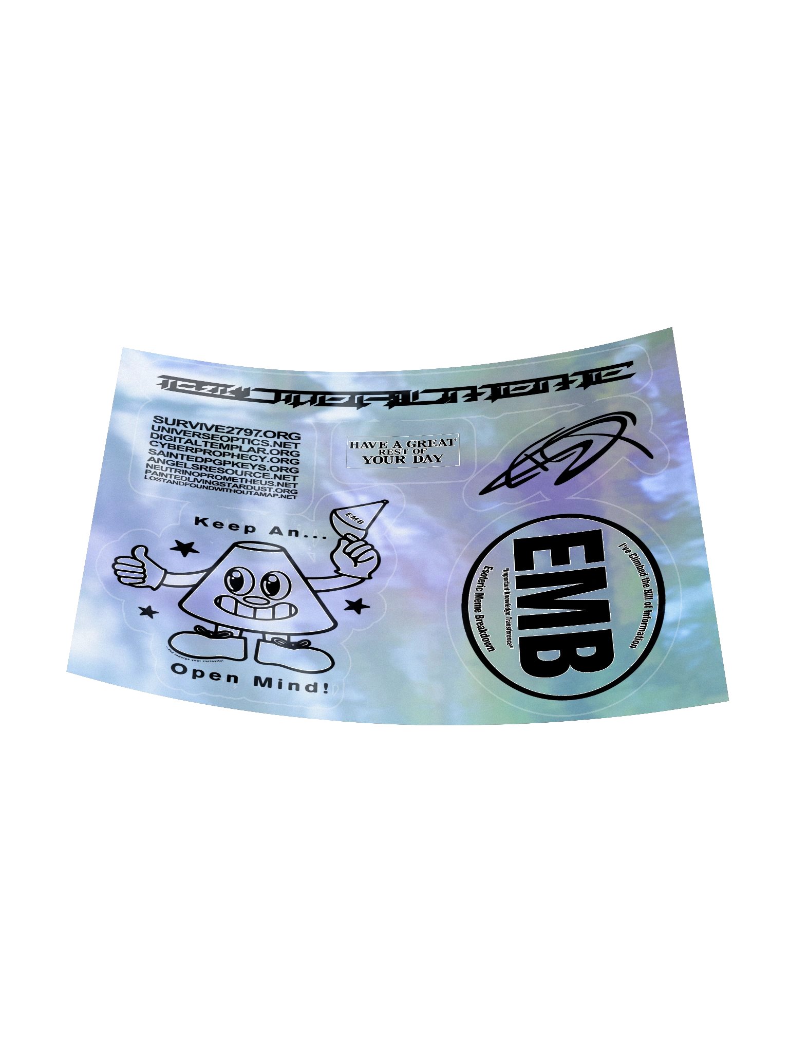 Make People Go "uhhhhhh...." Holo Sticker Starter Pack product image (6)