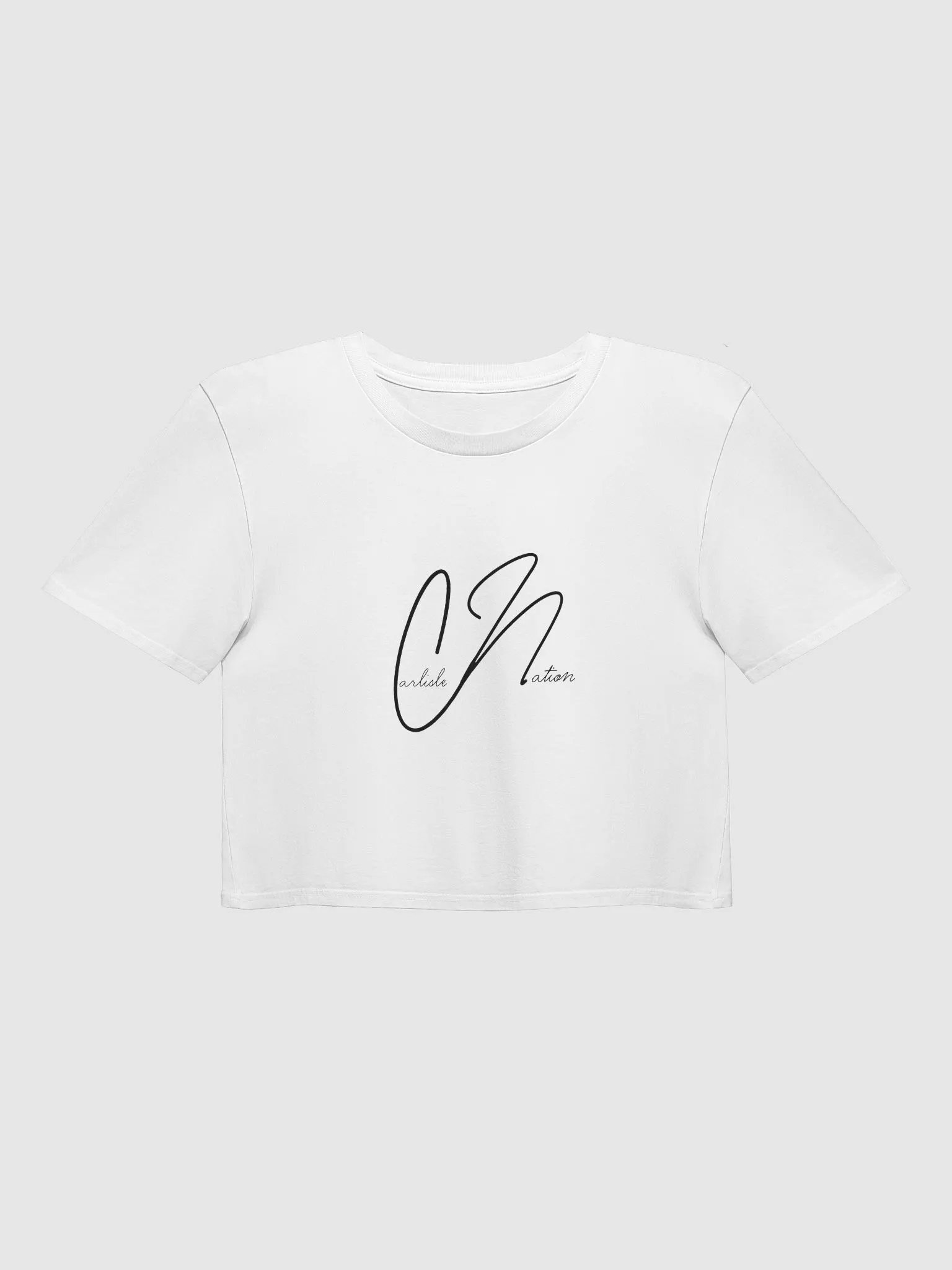 CN Cursive Crop Top product image (2)