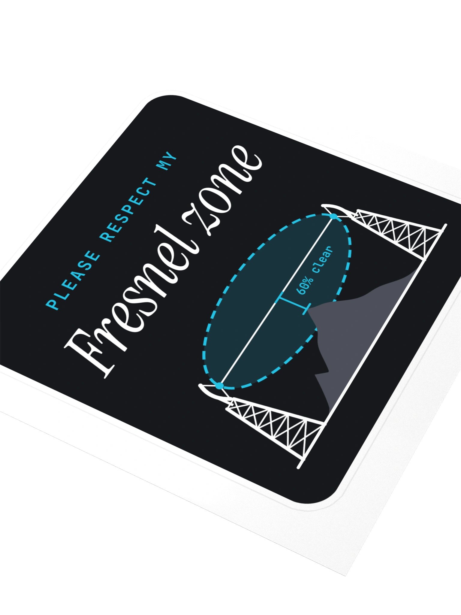 Respect My Fresnel Zone Sticker product image (3)