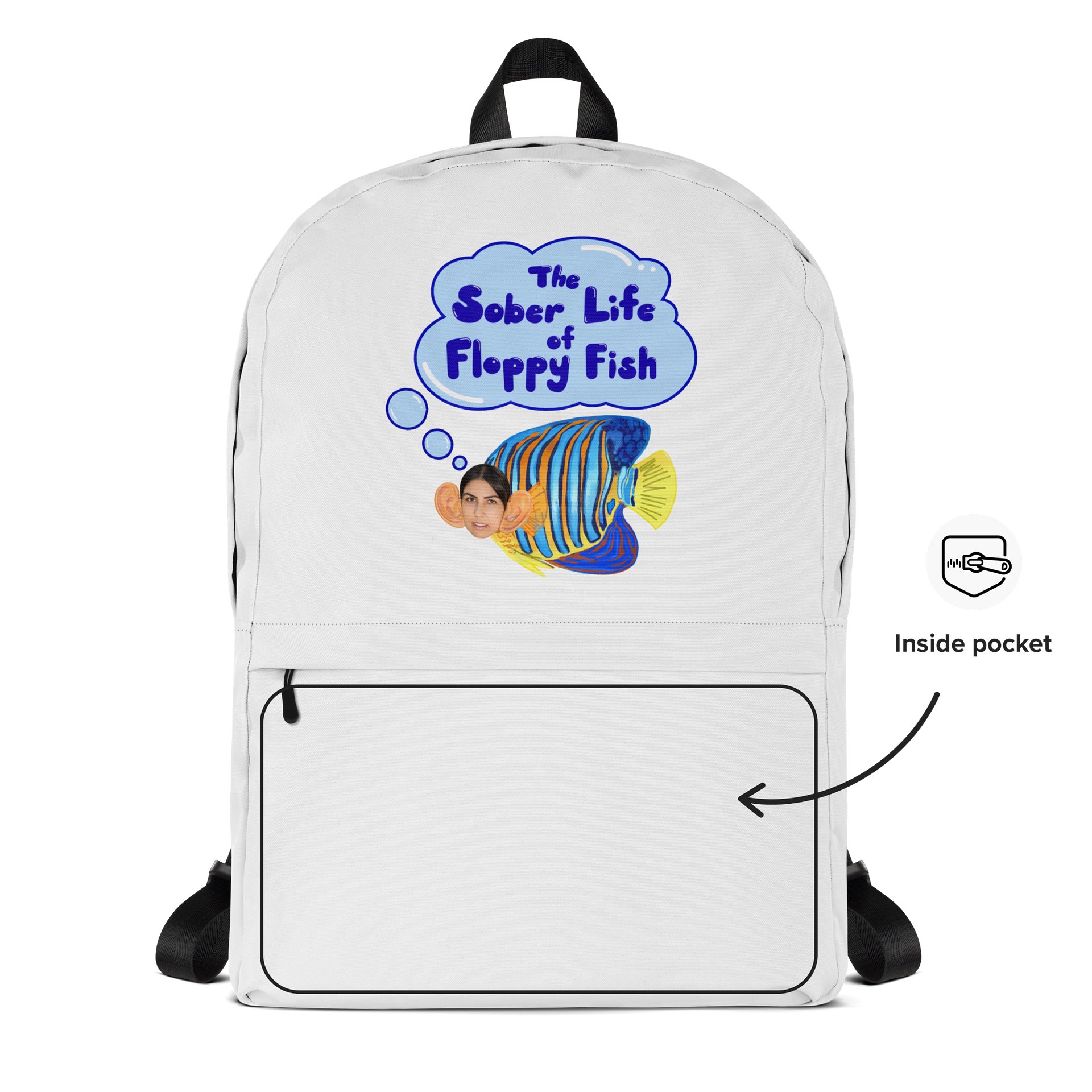 Sober Floppy Fish Backpack product image (2)