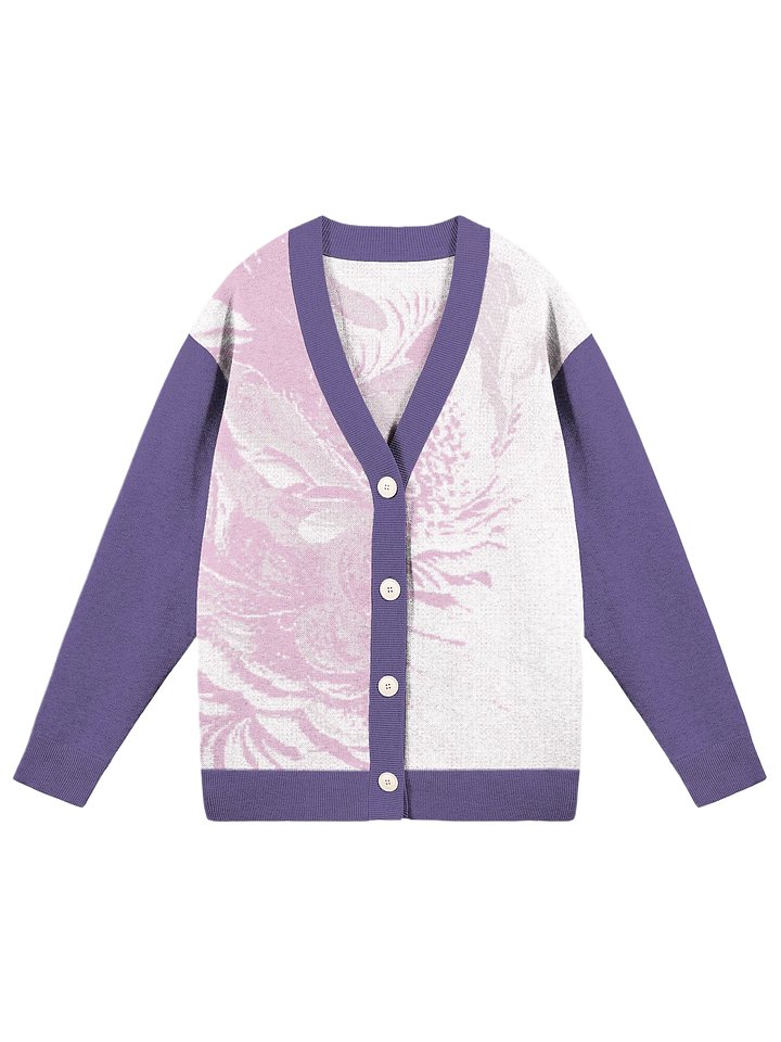 Purple Cardigan product image (1)