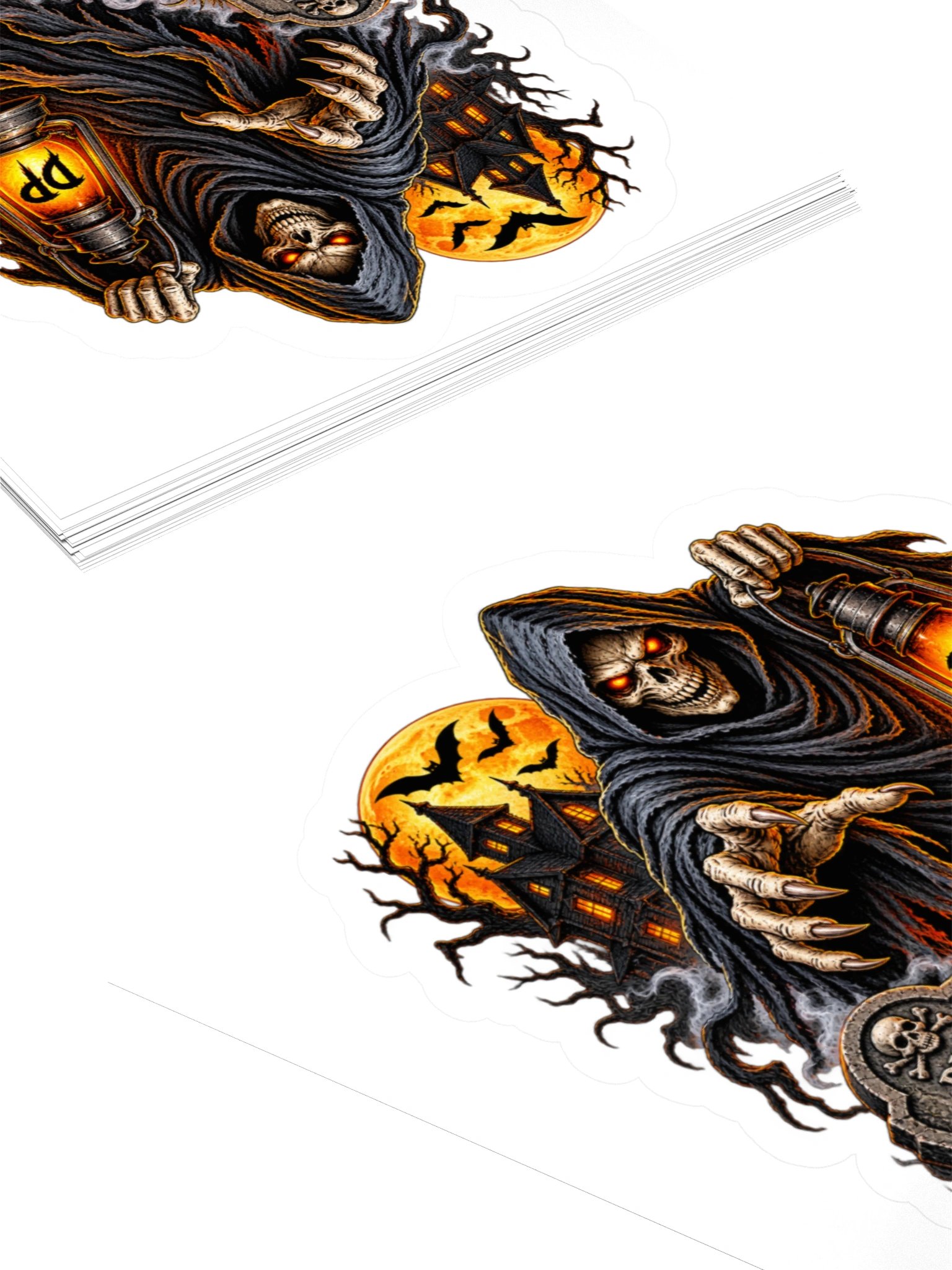 Reaper Halloween 3" x 3" sticker product image (4)