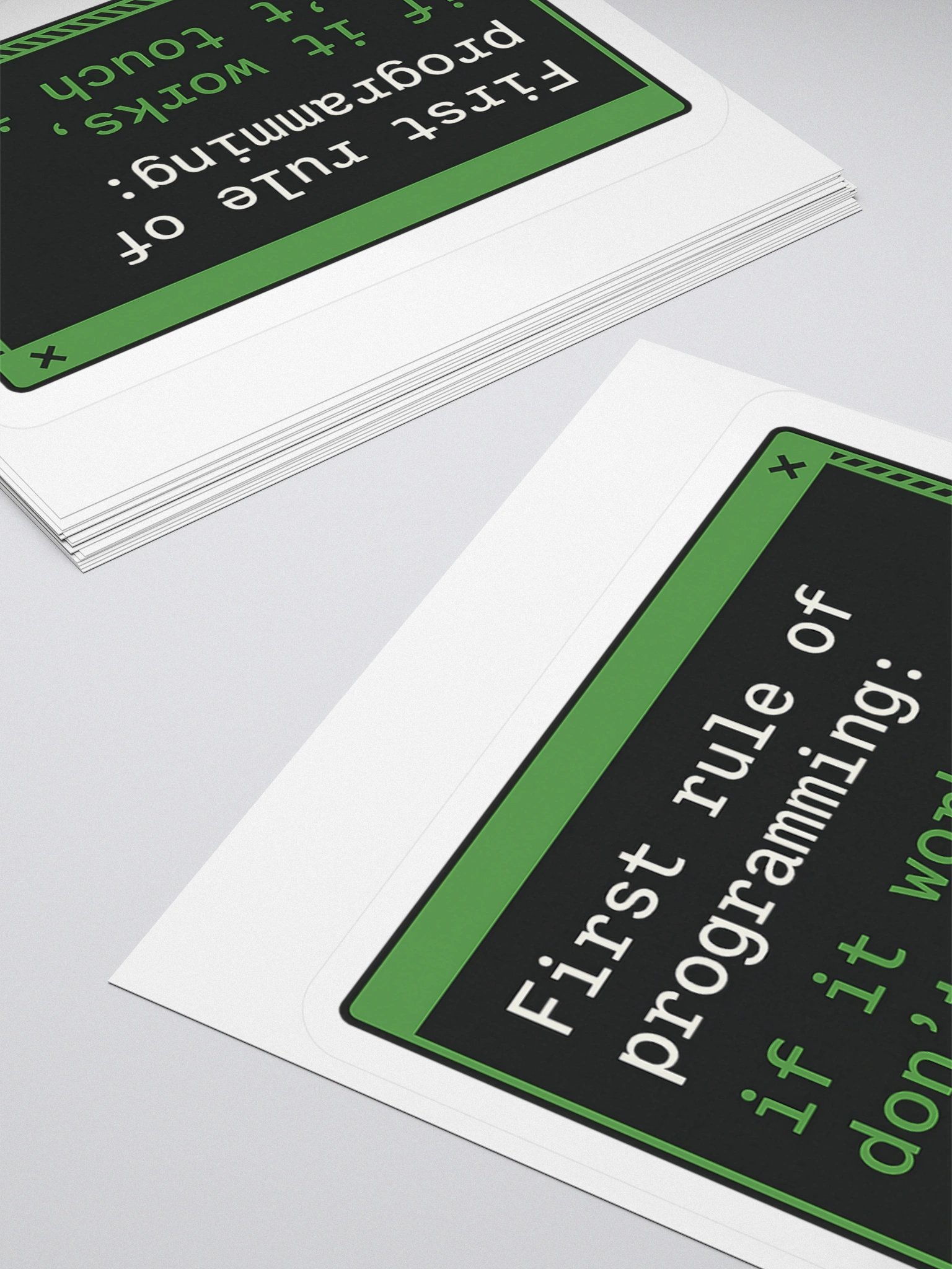 1st Rule of Programming Stickers 😄 product image (11)