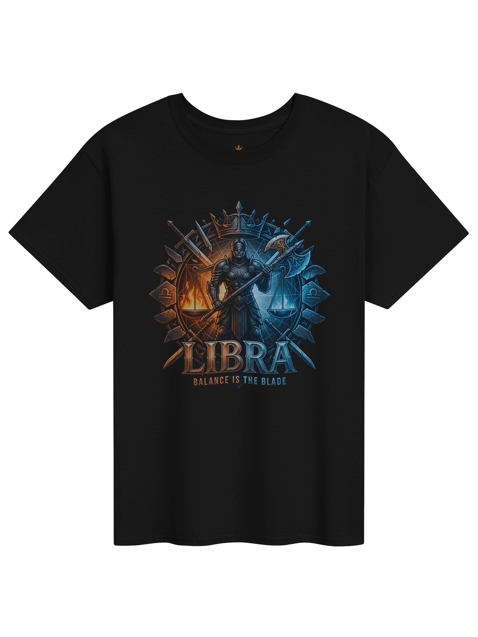 Libra Zodiac Gothic Streetwear Graphic Tee product image (4)