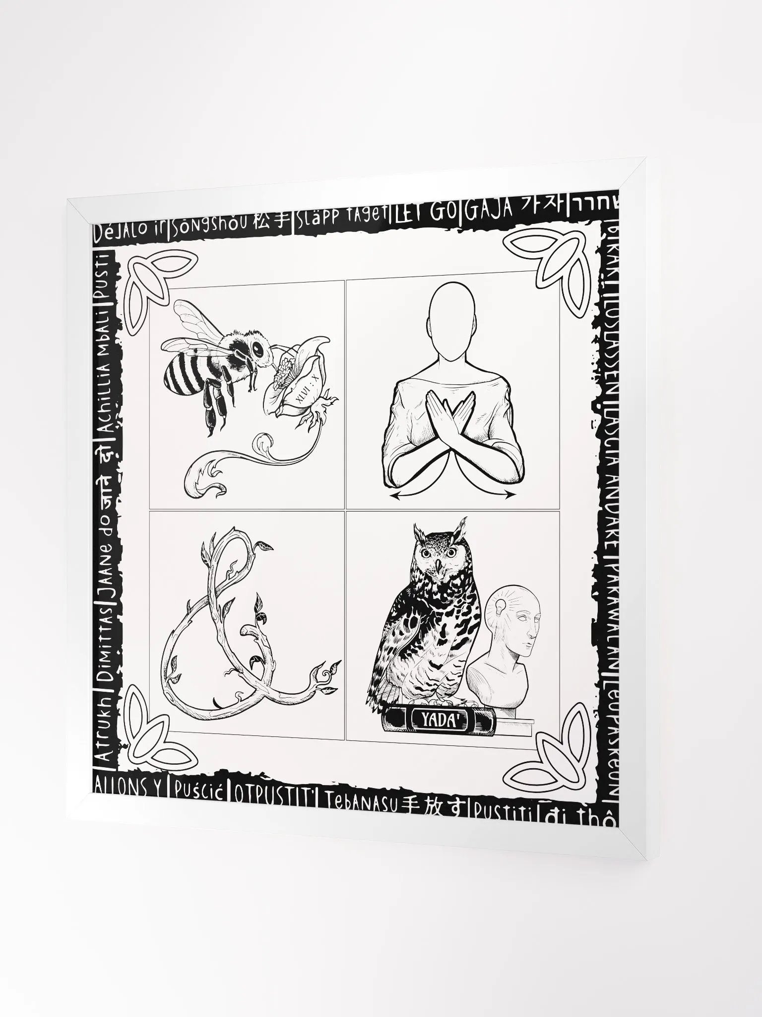 Wall Art (Bee still & know) product image (3)