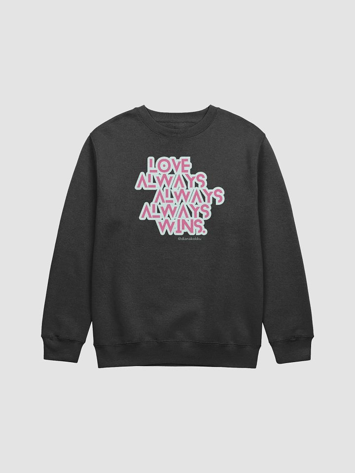 Love Wins Pink Crew Neck product image (1)