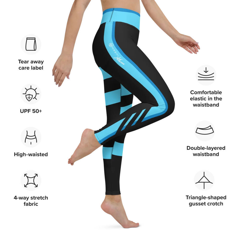 Smashley Fitness - Fitness Blue Yoga Leggings product image (6)