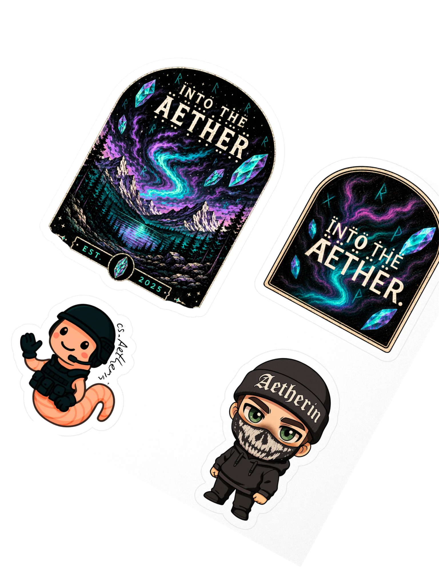 Into the Aether Kiss Cut Sticker Set product image (2)