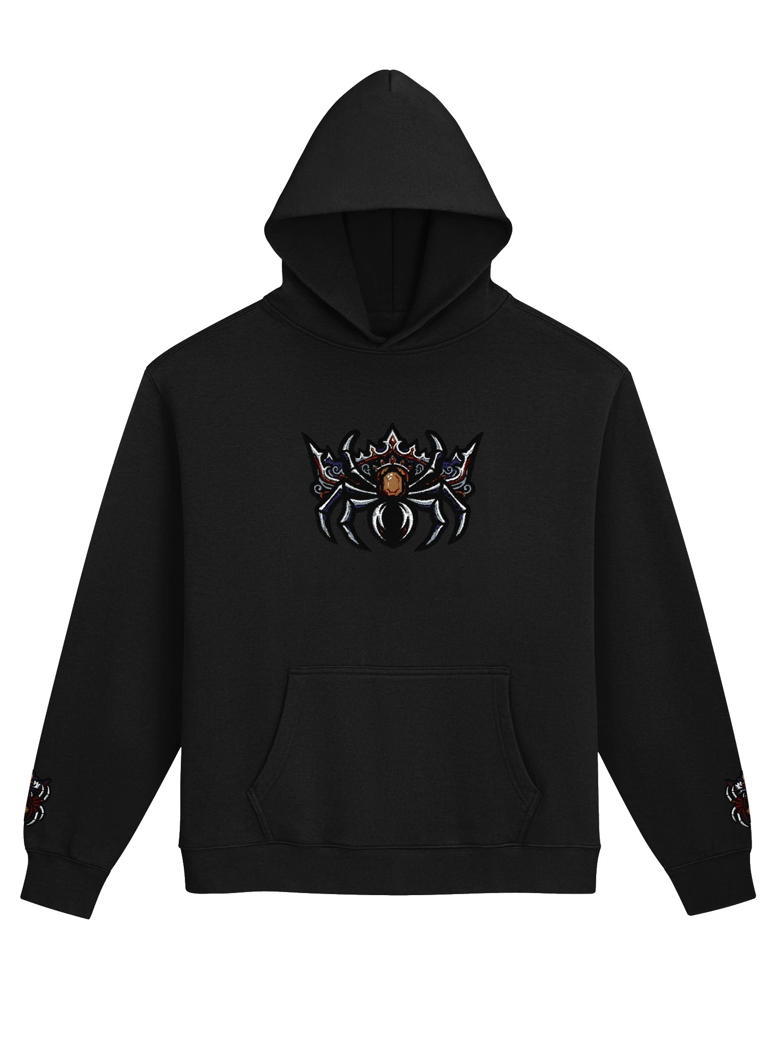 MINAY Originals | Spider Crown After Dark – Embroidered Heavyweight Hoodie product image (1)