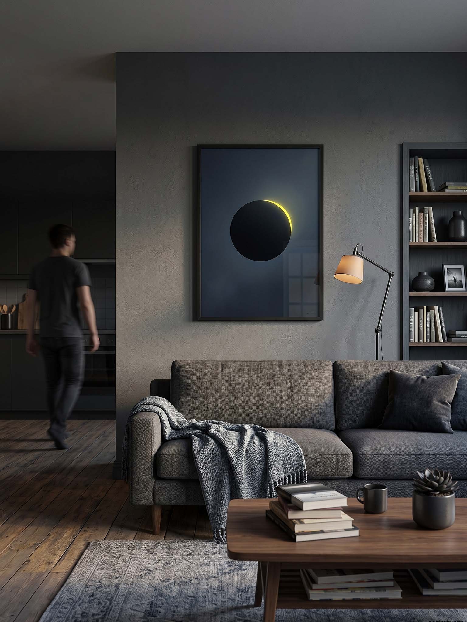 Black Sun - Minimalist Celestial Wall Art product image (73)