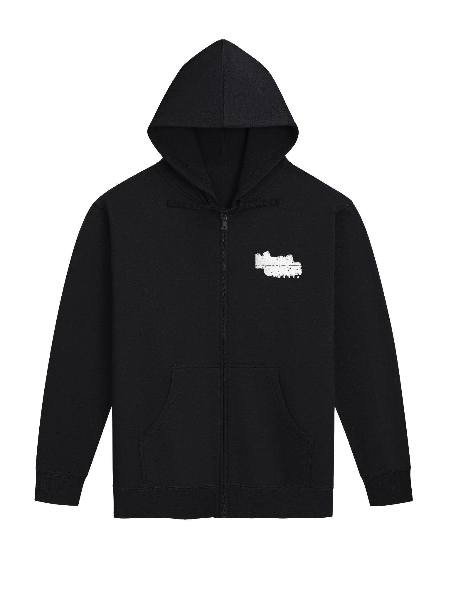 Classic White Logo Zip Hoodie product image (1)