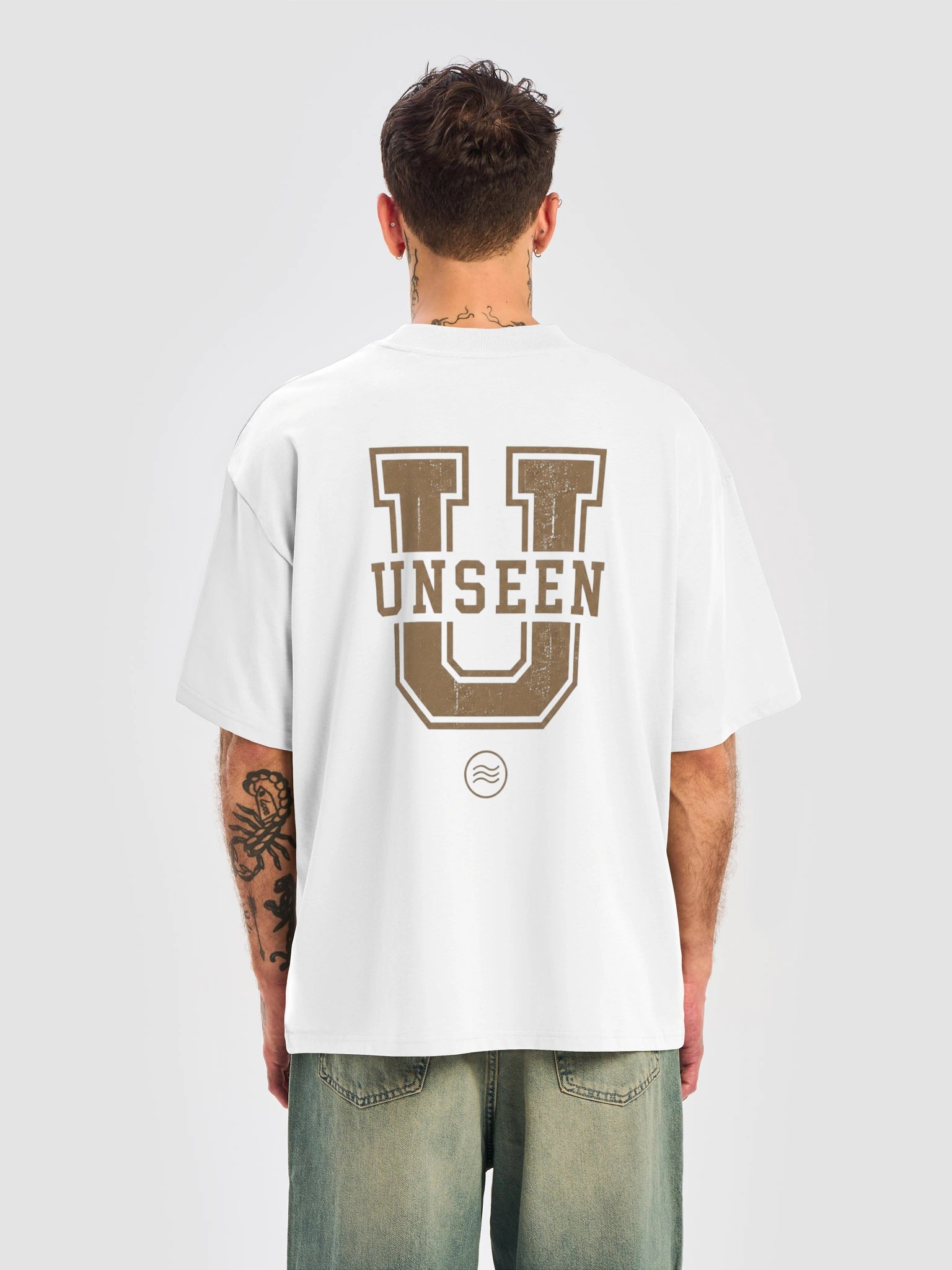 What Moves Unseen — Collegiate Oversized Tee product image (6)