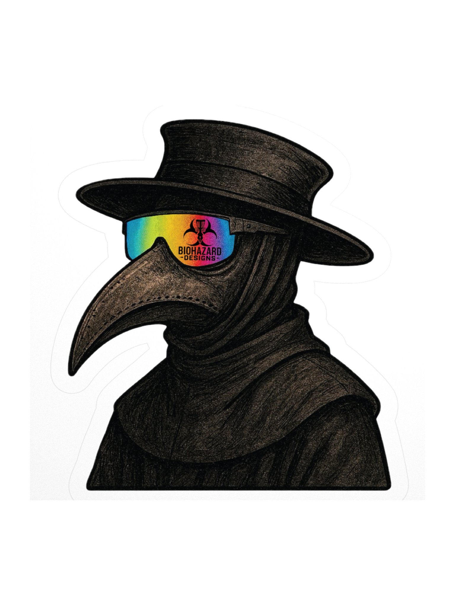 Plague Vibes Kiss Cut Stickers product image (2)