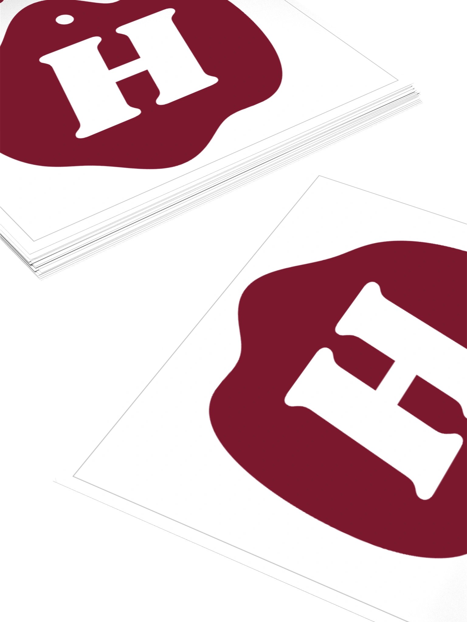 Housepoint Logo Sticker - Maroon product image (4)