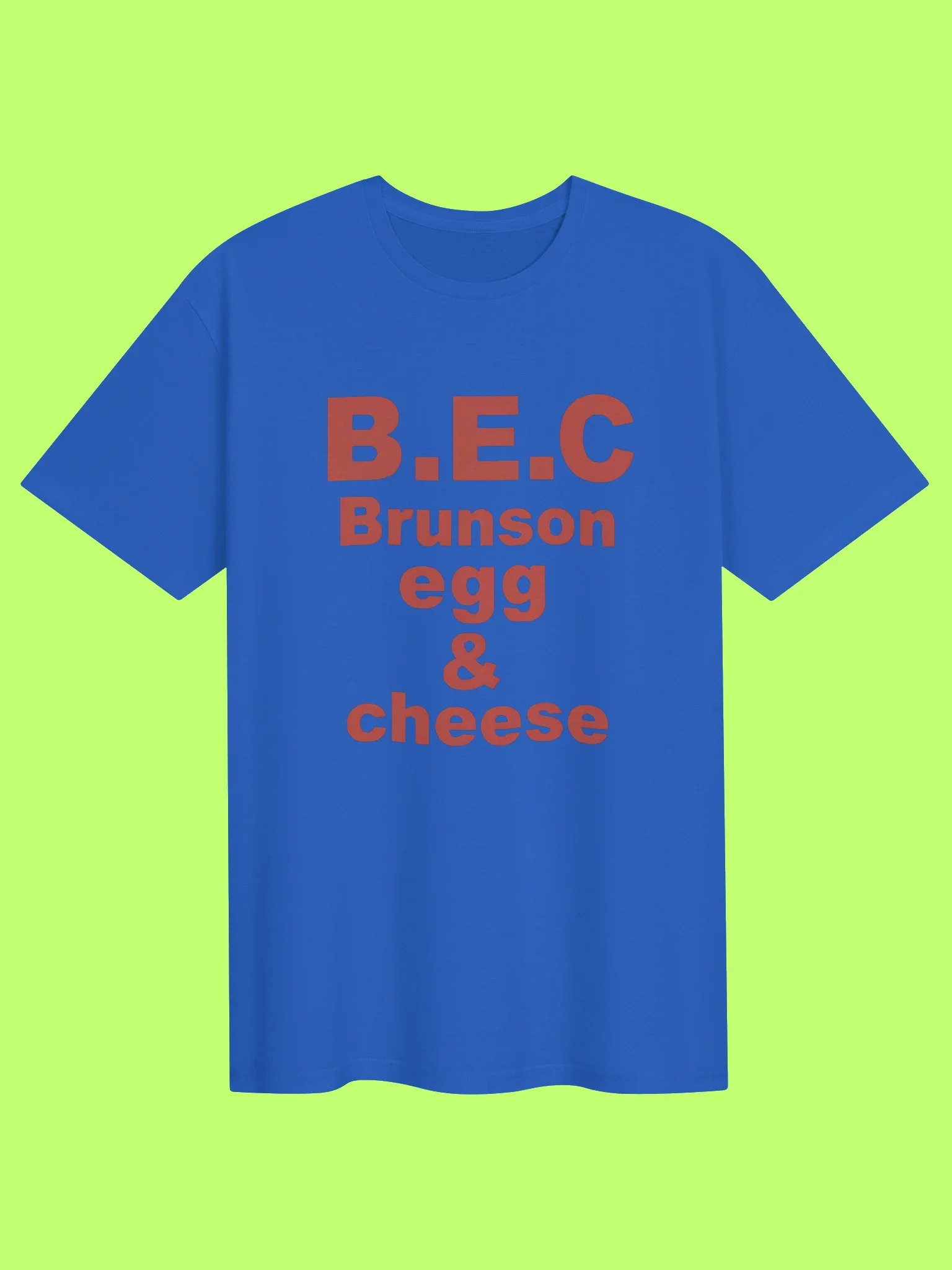 B.E.C Brunson Egg and Cheese Shirt product image (151)