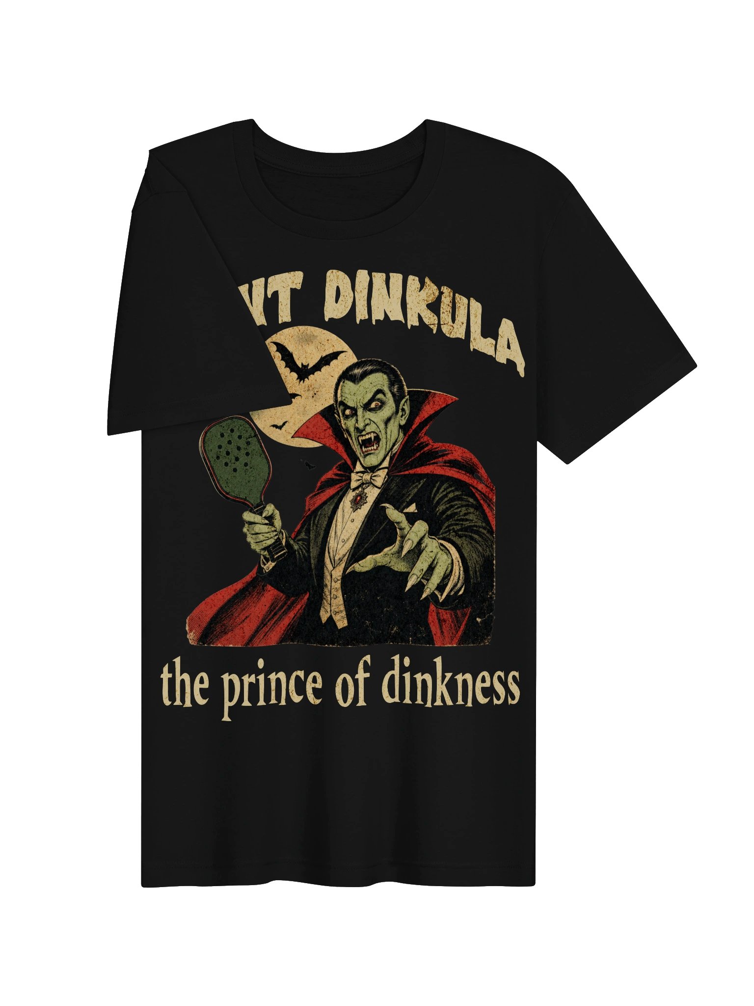 Count Dinkula Halloween Pickleball Shirt | Funny Dracula Pickleball Tee product image (8)