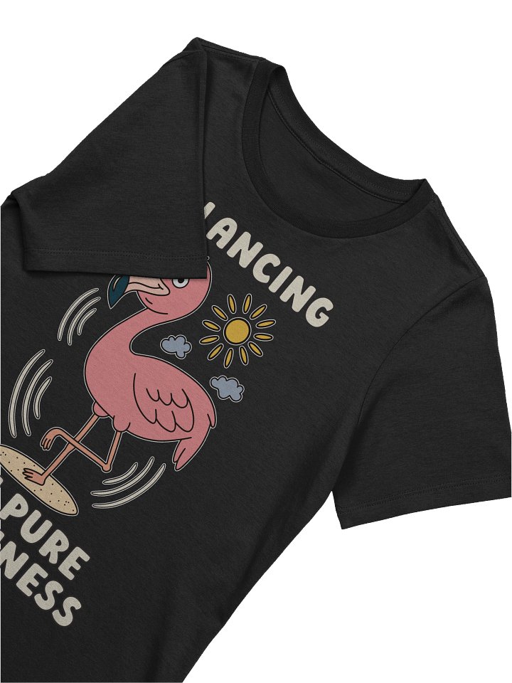 Balancing On Pure Happiness Cute Silly Funny Flamingo Women's Relaxed-fit T-shirt product image (2)