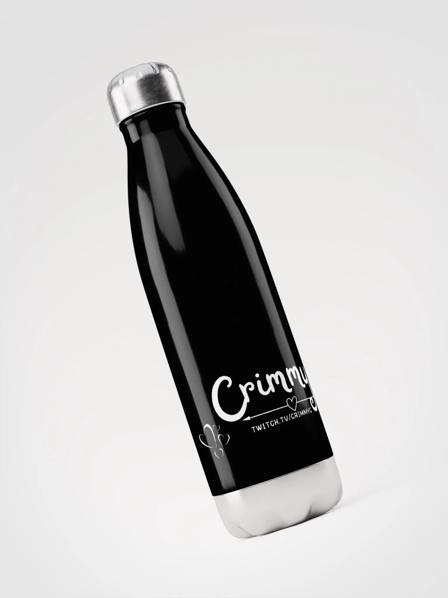 Glossy Steel Oasis Water Bottle product image (3)