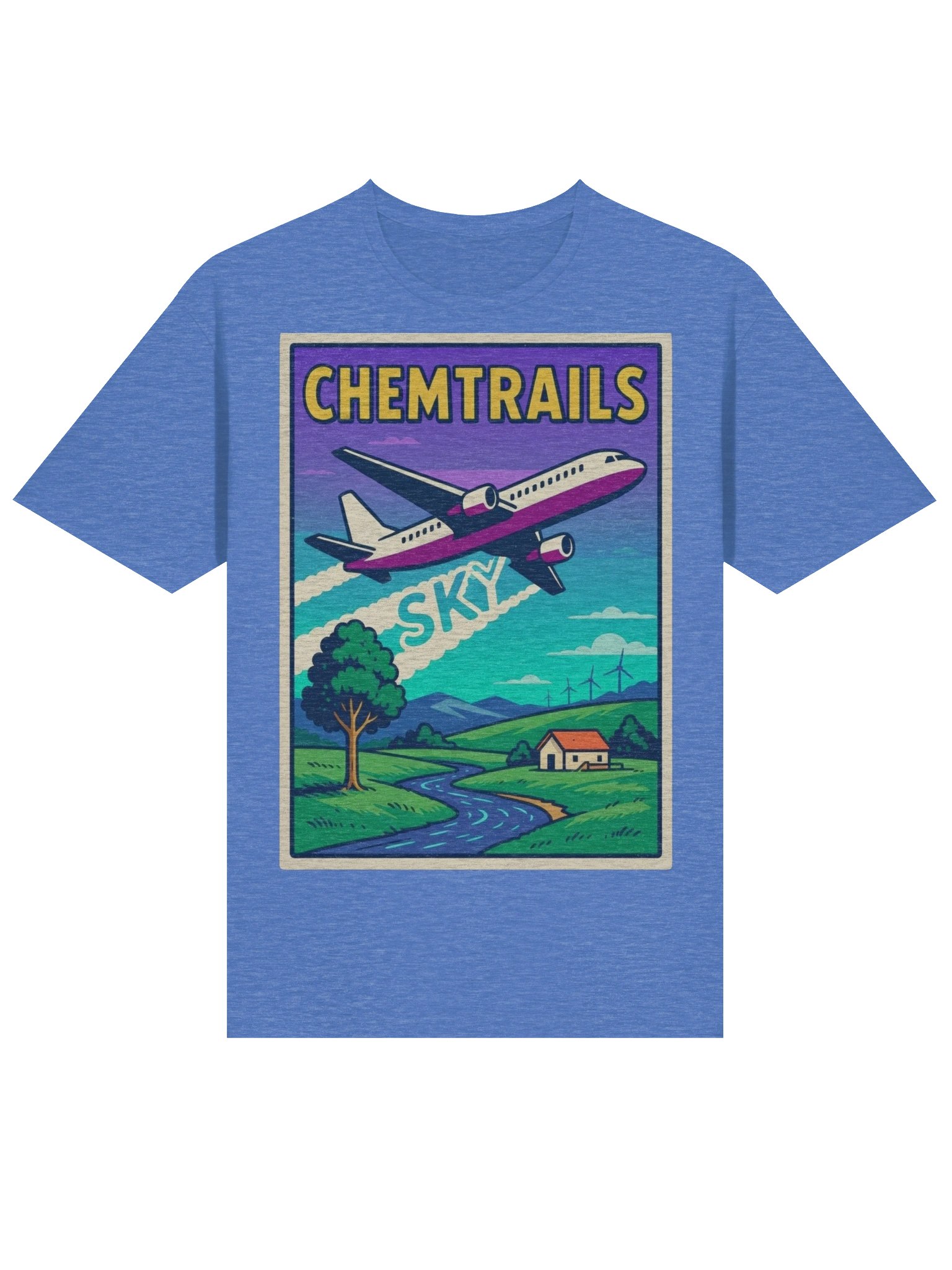 Chemtrails Retro Men's Tee #1 product image (1)