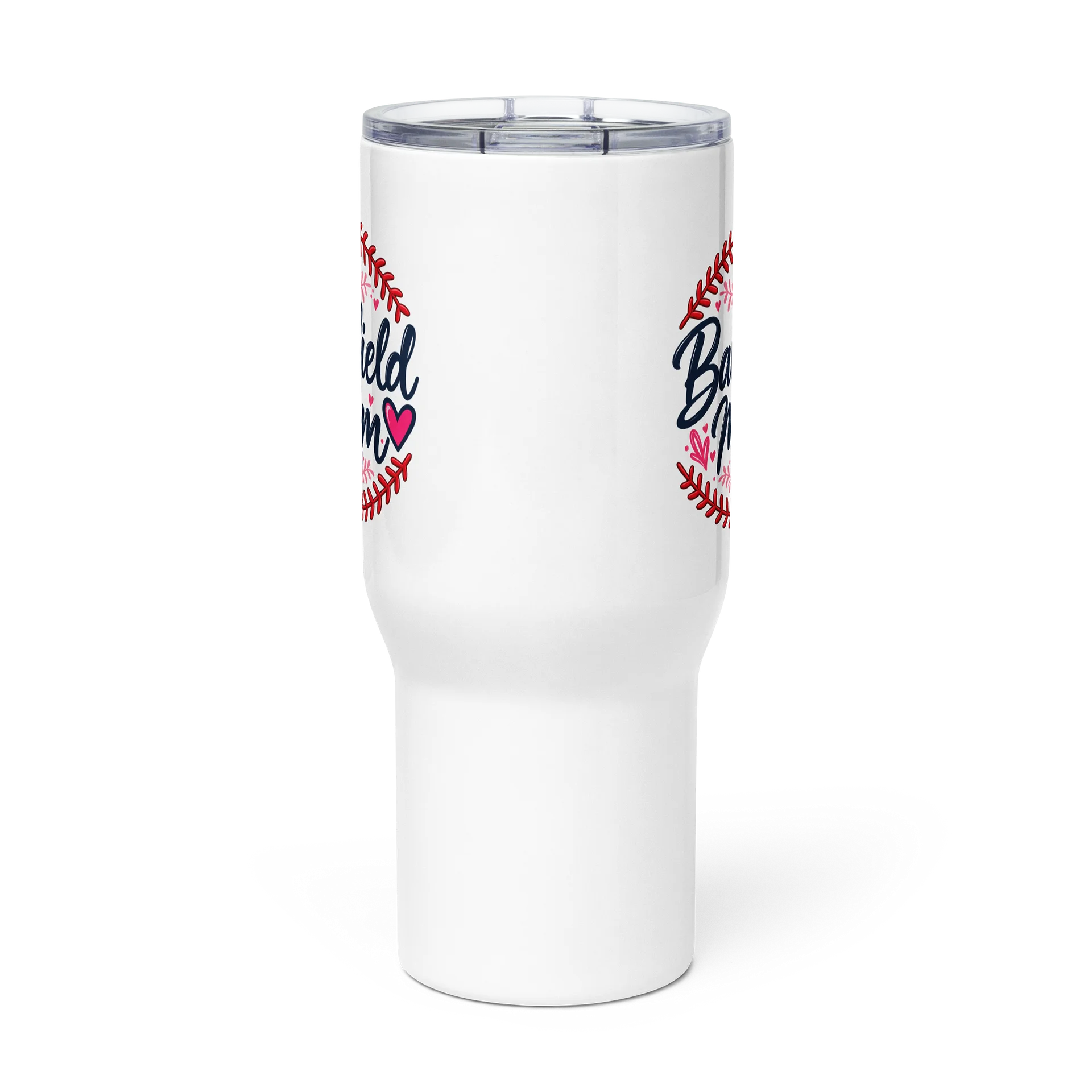 Ballfield Mom Baseball Tumbler with Handle | 25 oz & 40 oz product image (3)