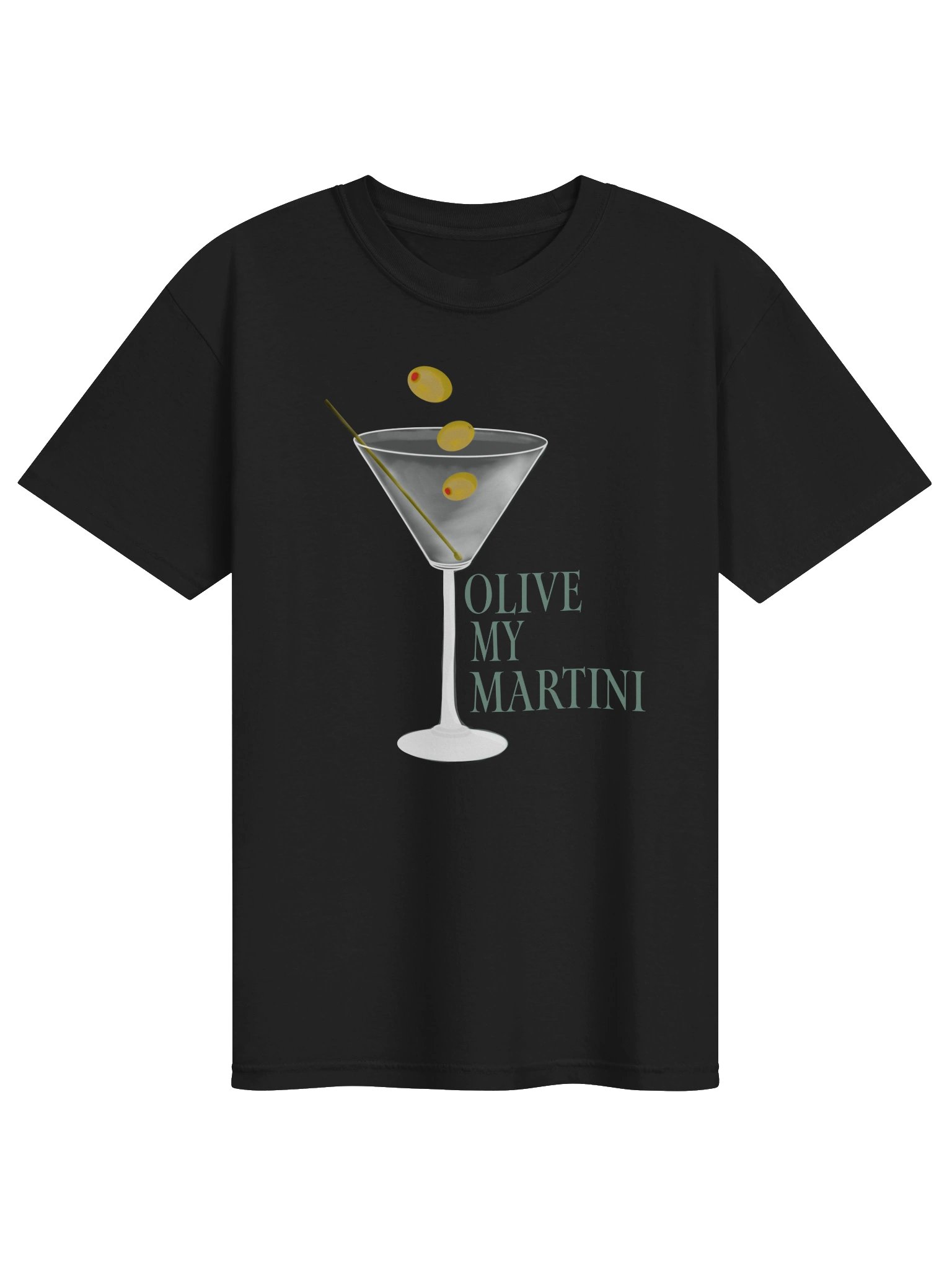 Olive My Martini Heavyweight T-Shirt product image (3)