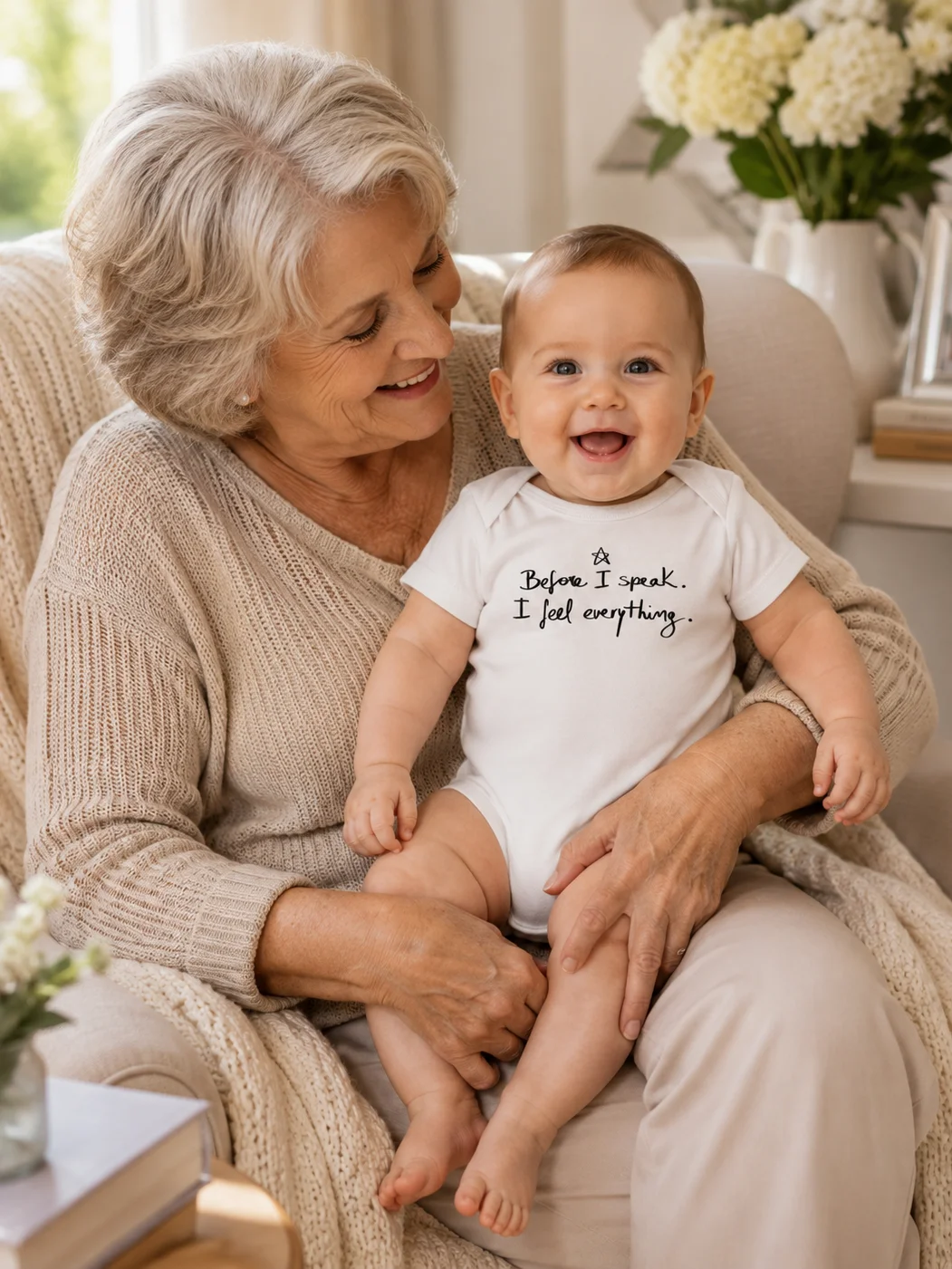Sensitive Baby Bodysuit, Before I Speak I Feel Everything Onesie, Emotional Intelligence Baby Outfit, Mindful Parenting Gift product image (11)