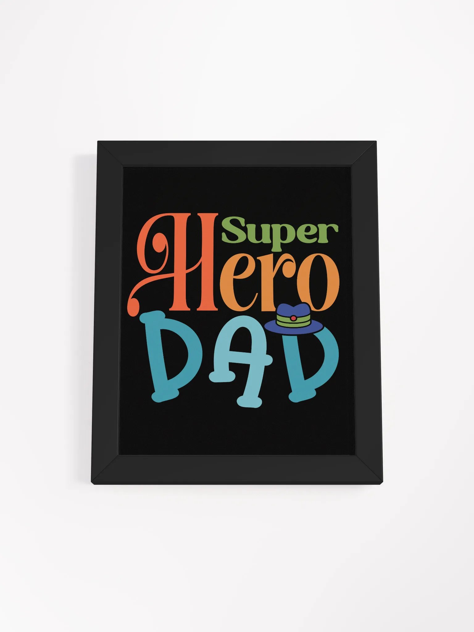 Super Hero Dad Framed Matte Poster product image (8)